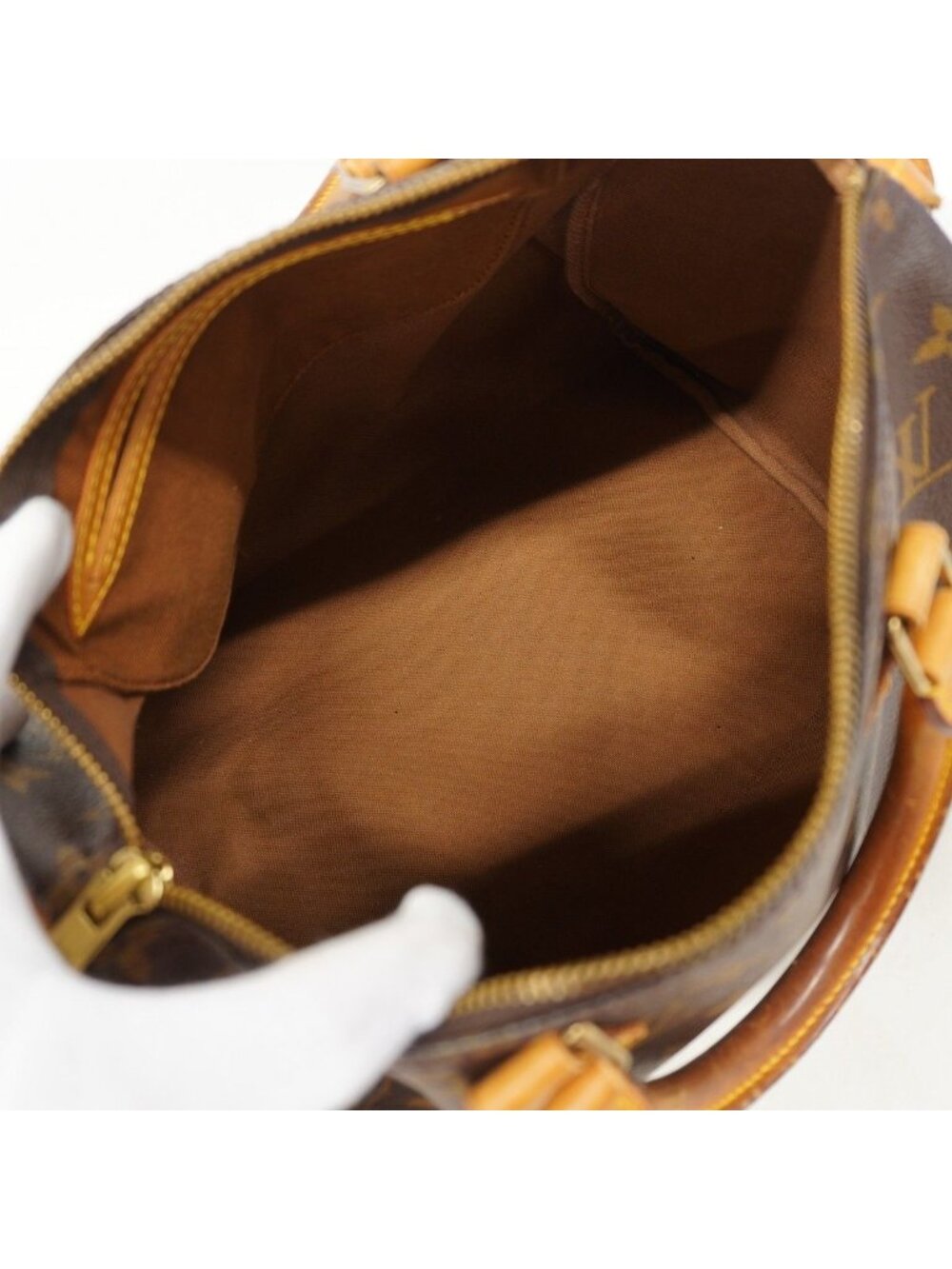 Louis Vuitton Handbag Monogram Speedy 30 Brown - Picture 4 of 10